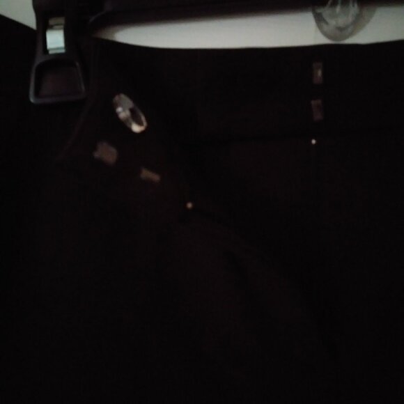 Classic Solid Black Career Pants Size 6 - Picture 4 of 12